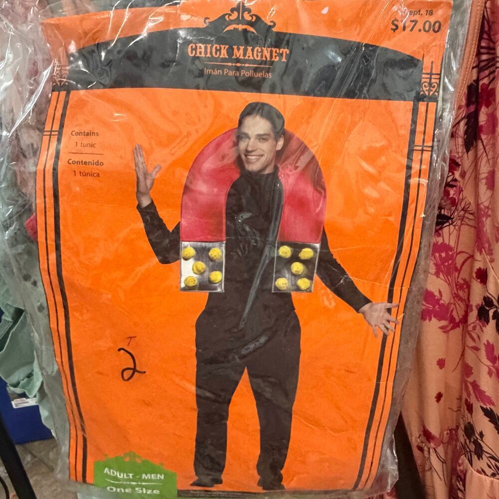 Chick Magnet Mens One Size Halloween Costume One Piece Dress Up Funny